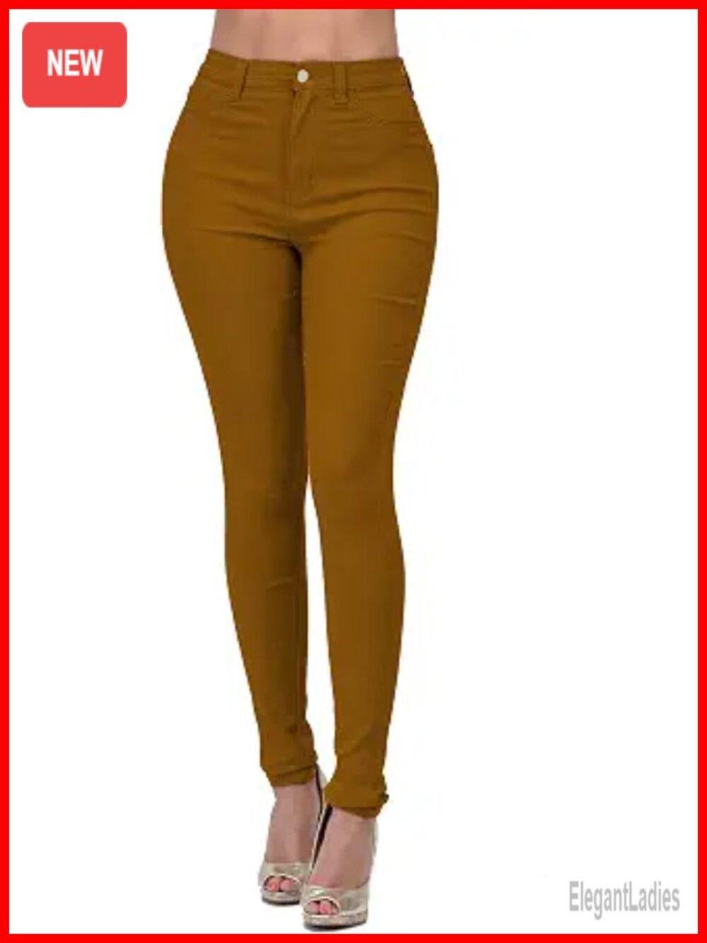 High Rise Skinny Distressed Ripped Jeans Stretchy Cotton
